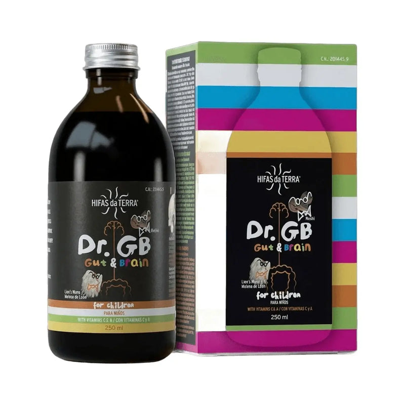 Dr GB Hericium Reishi - Solution Orale Pédiatrique - 250 mL - Hifas da Terra