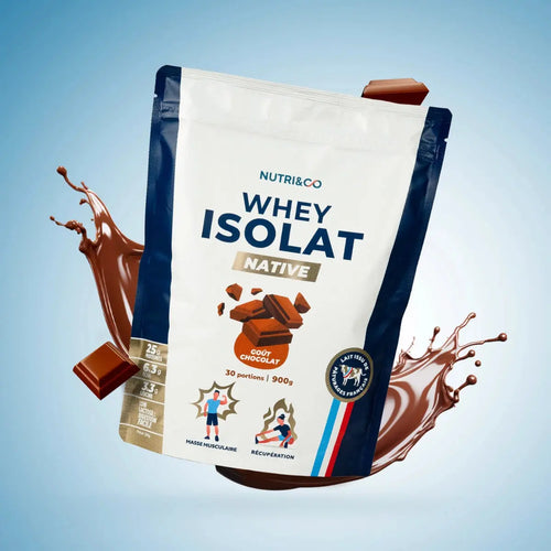 Whey Isolate Native Chocolat Nutri&Co 900g NICE ORGANIC herboristerie bio