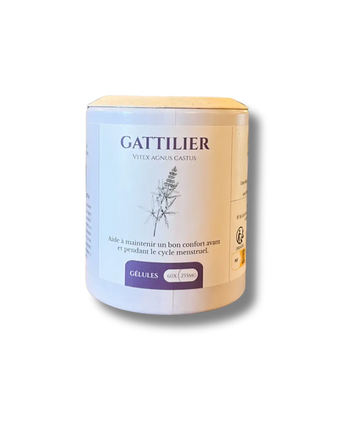 Gattilier – 60 gélules – Herboristerie du Vieux Nice Herboristerie bio du vieux Nice
