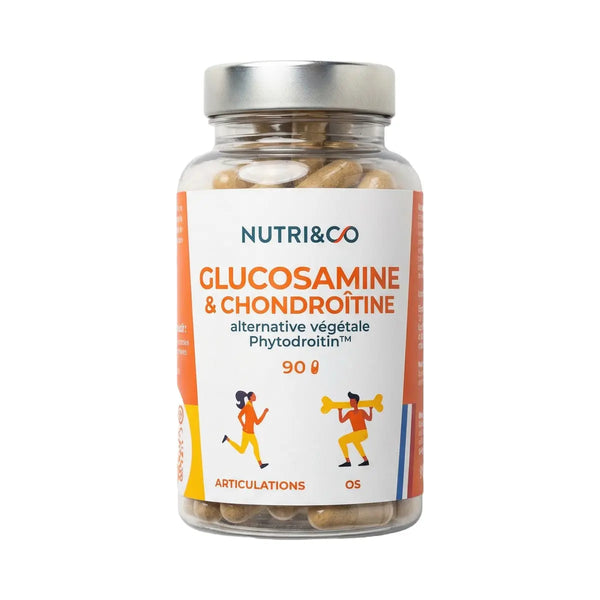 Glucosamine Chondroïtine Végétale - 90 gélules - Nutri&Co
