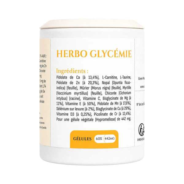 Herbo Glycémie - 60 gélules - Herboristerie du Vieux Nice