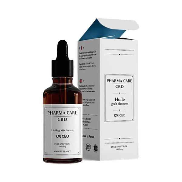 Huile CBD Full Spectrum 10% - Chanvre (Pharmacare) 10ml