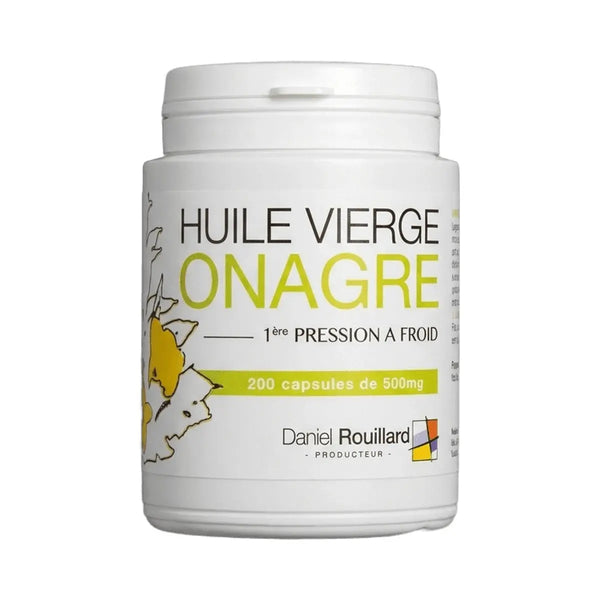 Huile d'Onagre Française 500mg - 200 capsules - Daniel Rouillard