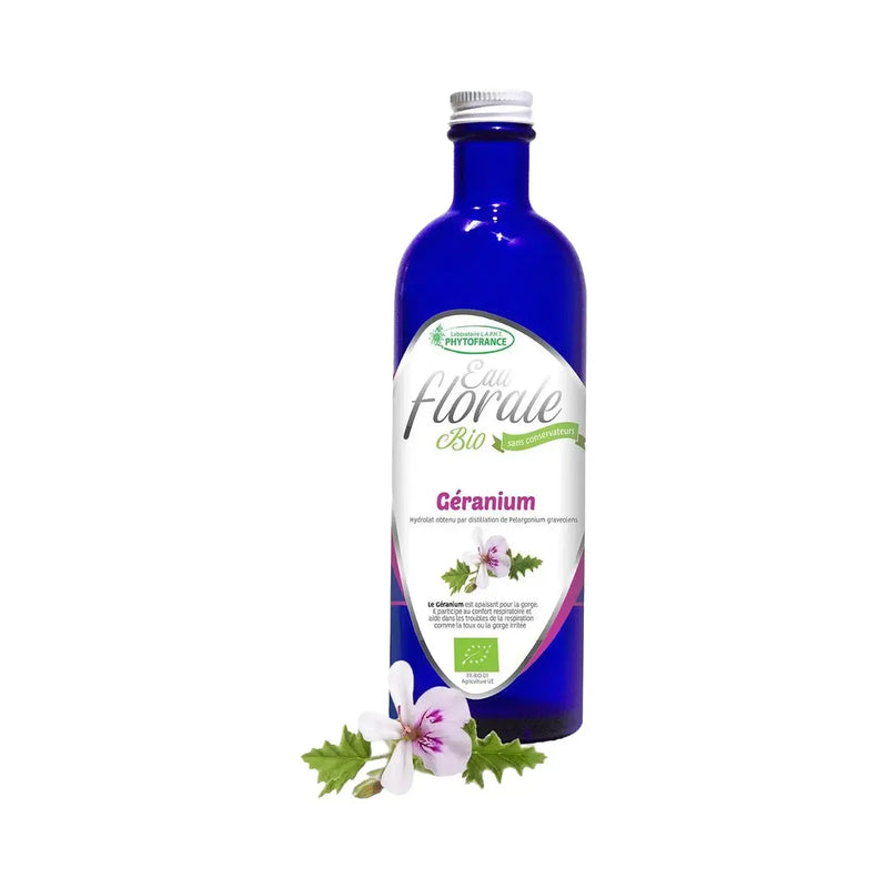 Hydrolat de Géranium Rosat (Eau Florale) - 200ml - Phytofrance