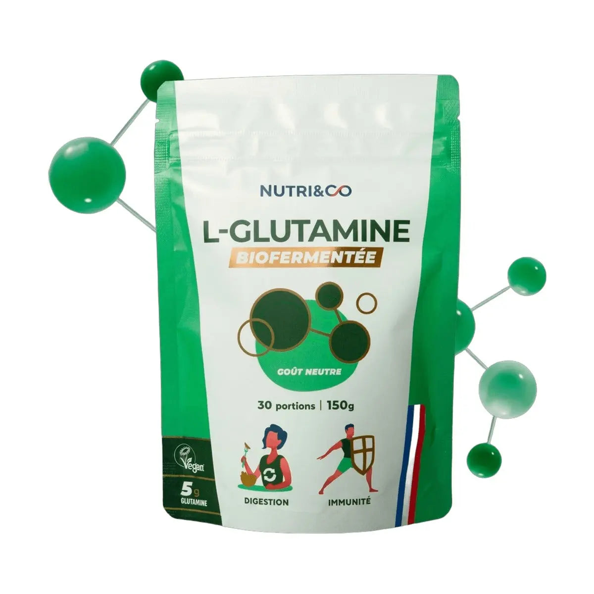 L-Glutamine Kyowa® Quality® - 150g poudre - Nutri&Co