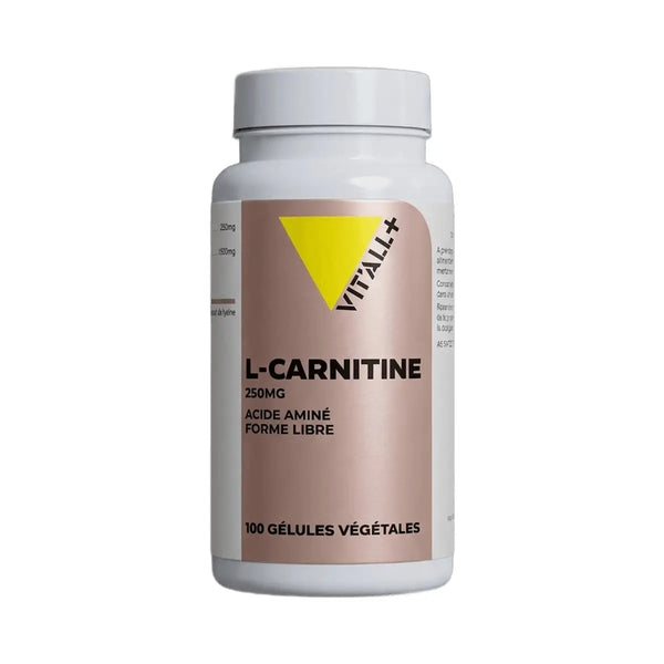 L-Carnitine 250 mg - 60 gélules végétales - Vit'All+