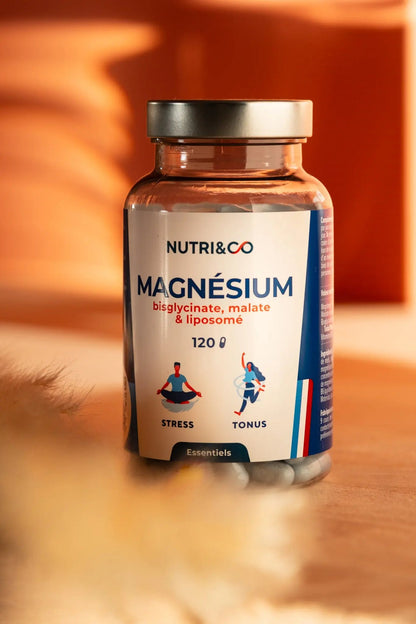 Magnesium haute absorption 120 gélules Nutri&Co NICE ORGANIC herboristerie bio