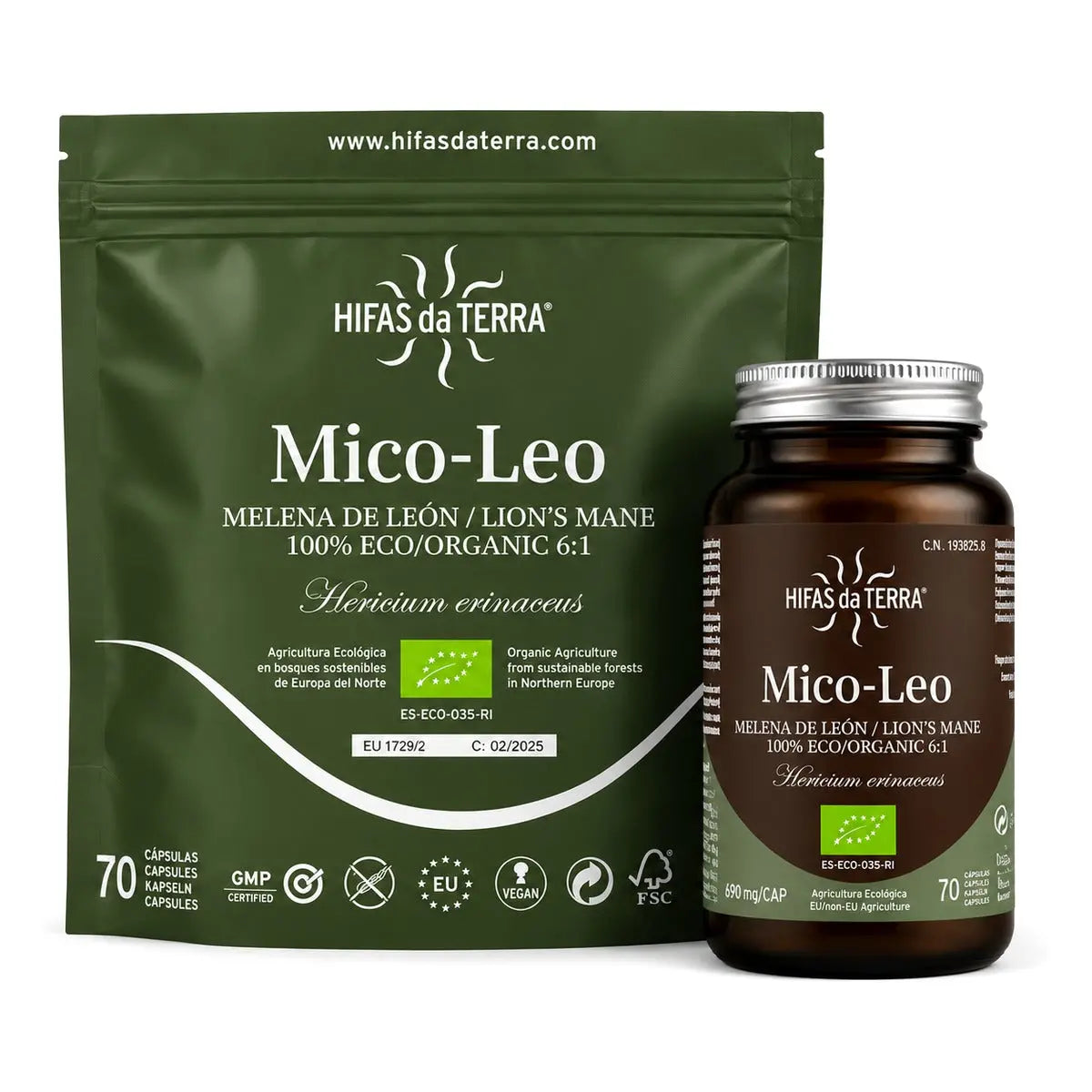 Mico Leo - Crinière de Lion - 70 gélules - Hifas da Terra