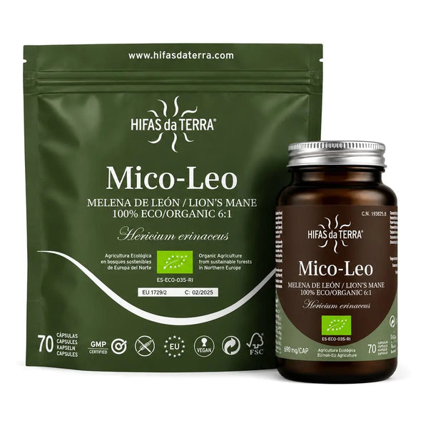 Mico Leo - Crinière de Lion - 70 gélules - Hifas da Terra