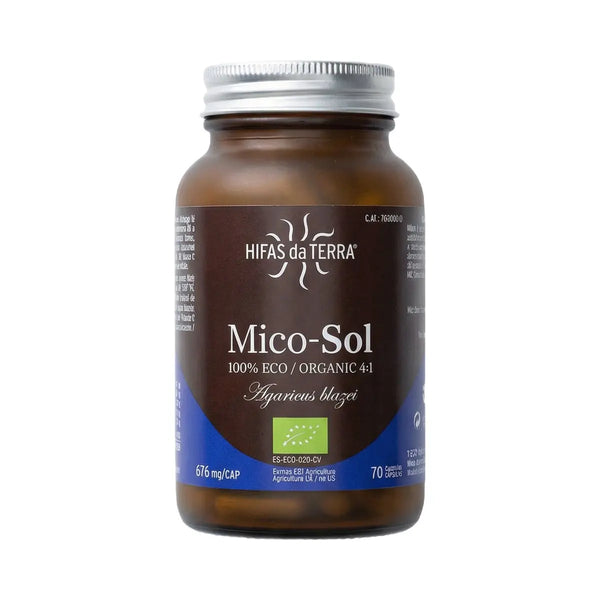 Mico Sol - Agaricus blazei 675 mg - 70 gélules - Hifas da Terra