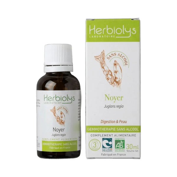 Noyer - Gemmothérapie Sans Alcool 30ml - Herbiolys