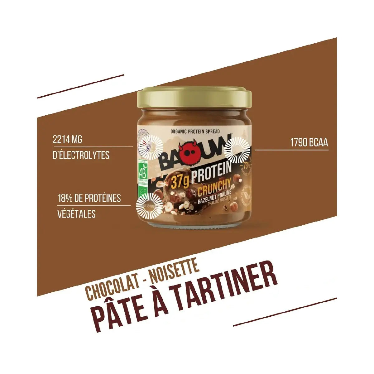 Pâtes à tartiner Crunchy Praliné - Noisette Herboristerie bio du vieux Nice