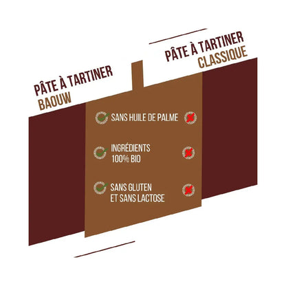 Pâtes à tartiner Crunchy Praliné - Noisette Herboristerie bio du vieux Nice