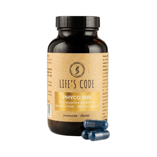 Phycocyanine 500 mg - 30 gélules - Life's Code