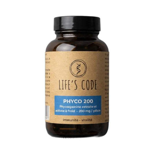 Phycocyanine 200 mg - 30 ou 90 gélules - Life's Code