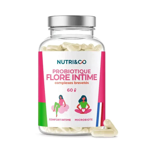 Probiotique Flore Intime boite de 60gélules Nutri&Co NICE ORGANIC herboristerie bio