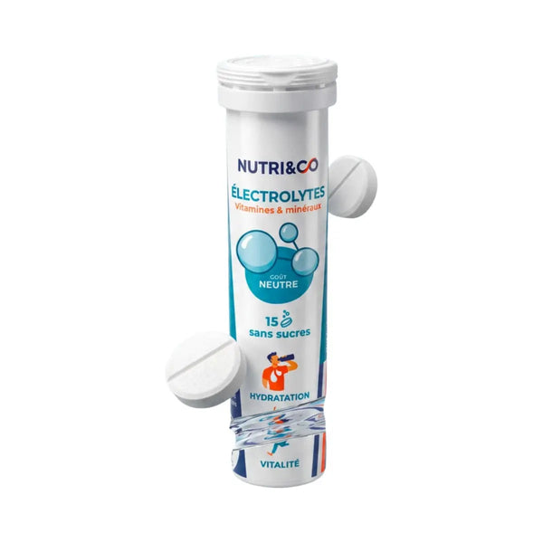 Électrolytes Hydratation - 20 comprimés effervescents - Nutri&Co