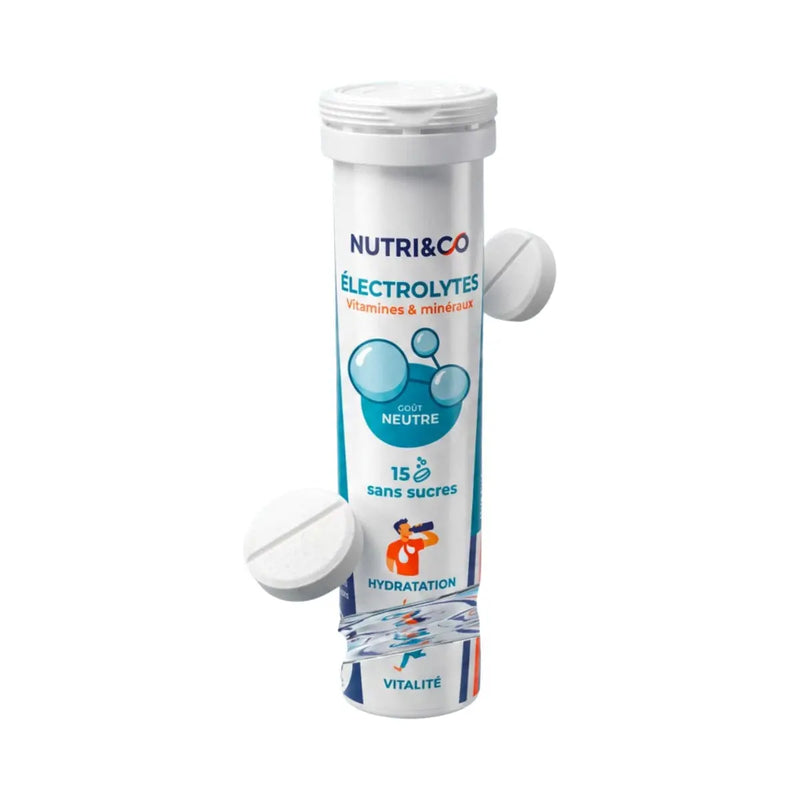 Électrolytes Hydratation - 20 comprimés effervescents - Nutri&Co