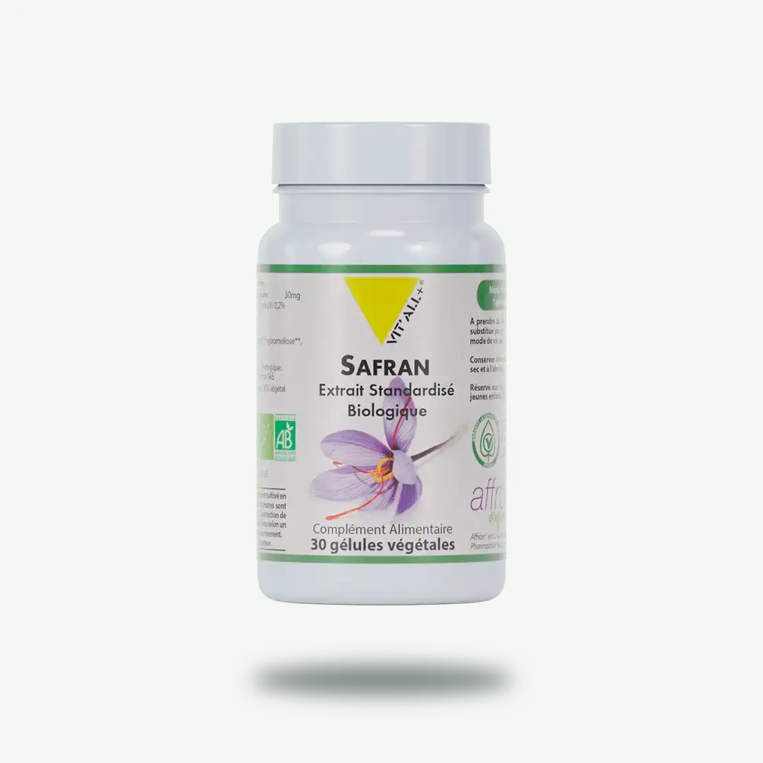 Safran boite de 30 gélules Vit'All+ Herboristerie bio du vieux Nice