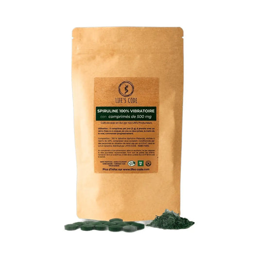 Spiruline Vibratoire 500 mg - 300g - Life's Code