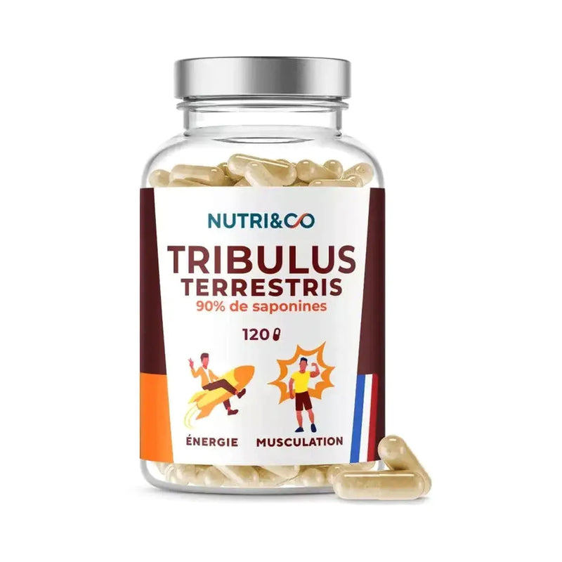 Tribulus terrestris boite de 120 gélules Nutri&Co NICE ORGANIC herboristerie bio