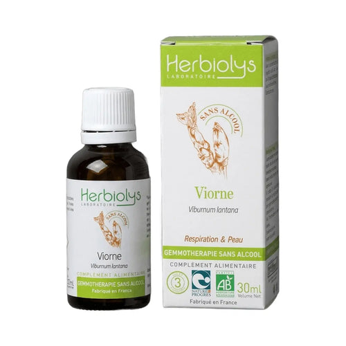 Viorne- Gemmothérapie  Sans Alcool 30 ml - Herbiolys