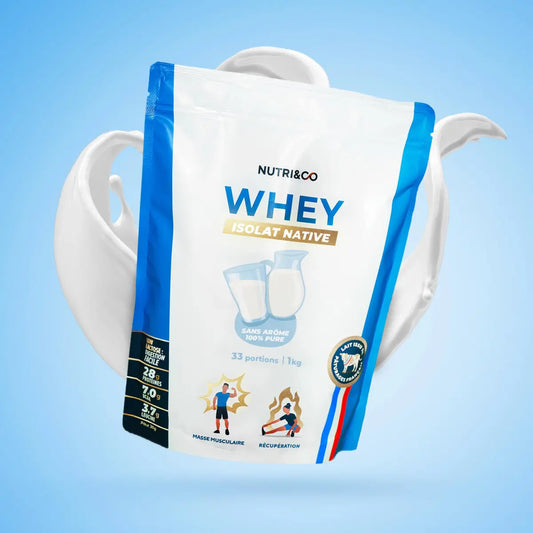 Whey Isolate Native Sans Arôme Nutri&Co NICE ORGANIC herboristerie bio