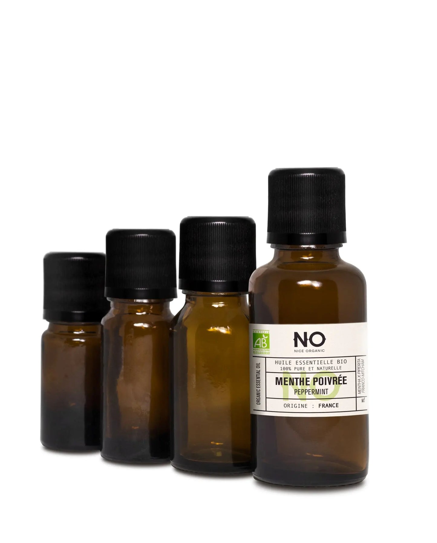 Huile essentielle MENTHE POIVRÉE biologique NICE ORGANIC herboristerie bio